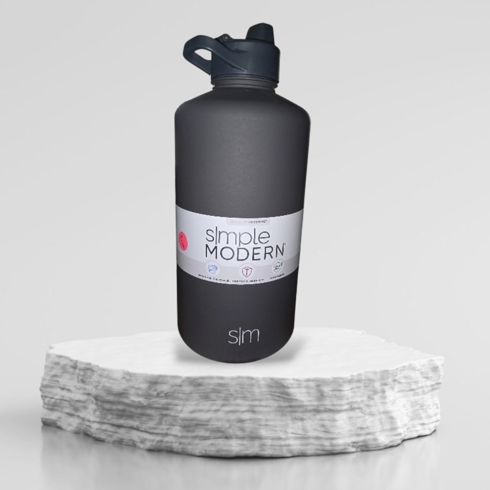 Matte Charcoal Insulated Water Bottle